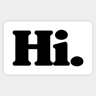 Hi Sticker